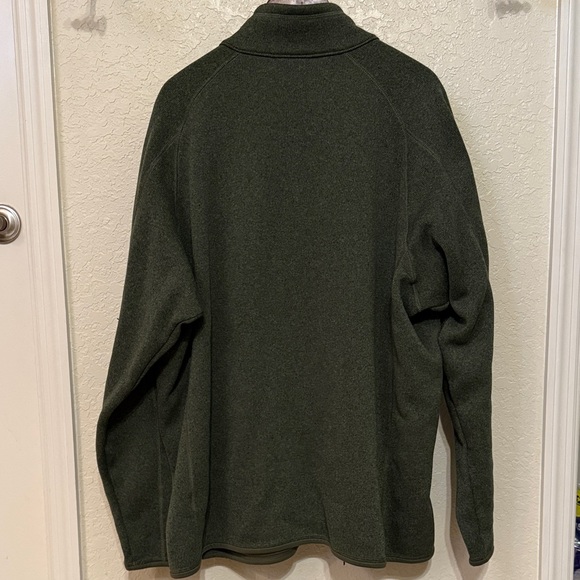 Patagonia Olive Full-Zip Fleece Jacket - Picture 4 of 4